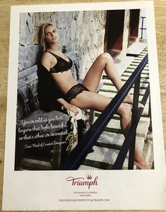 TRIUMPH BH-Höschen 2014 - sexy blond - Magazin Dessous Werbung - Bild 1 von 1