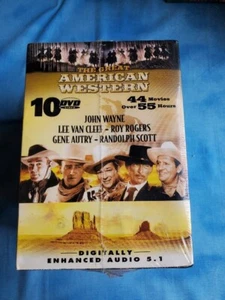 THE GREAT AMERICAN WESTERN Vol 1-10 - 10 Disc Box Set - 44 Movies DVD NEW - Imagen 1 de 3