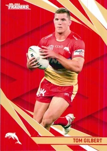 2024 Redcliffe Dolphins NRL TLA Traders Card - Tom Gilbert - Photo 1/3