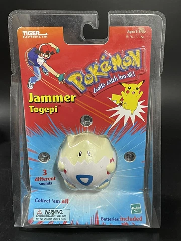 NOS Hasbro 2000 Pokemon Jammer Togepi Vtg Nintendo Tiger Electronics BRAND NEW Cover