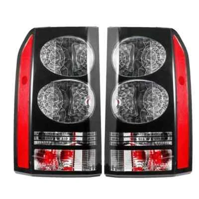 🇺🇸Land Rover LR3 LR4 Discovery 3 and 4 Rear BLACK Led Tail Lights Pair New - Imagem 1 de 4