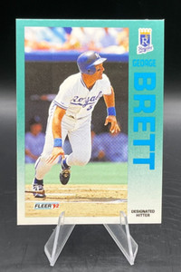 1992 Fleer Baseball HOF KC Royals George Brett #154