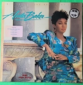 Anita Baker “Giving You The Best That I Got” LP - White Promo w/ Hype Sticker - Picture 1 of 12