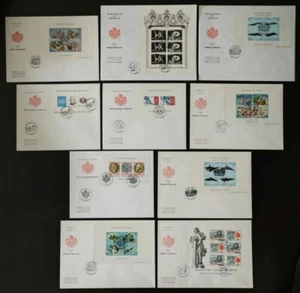 Mónaco 1993-1995 - 10 x FDC - Lote - Imagen 1 de 1