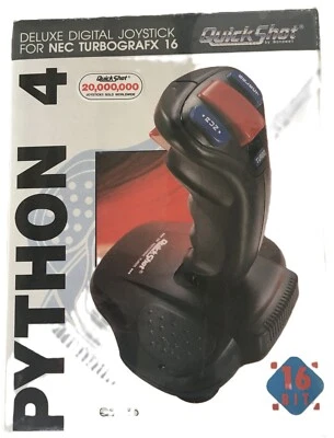 QuickShot Python 4 TurboGrafx 16 Joystick Controller NEW QS-136 - Image 1 of 4