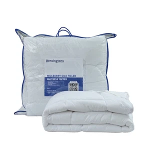 Luxuriöse Matratzenauflage mit Maulbeerseidefüllung | Hypoallergen & Atmungsaktiv - Bild 1 von 7