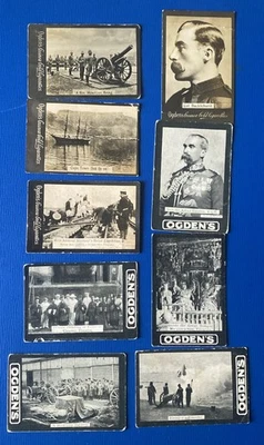 9 Various Ogdens Guinea Gold & Tabs Cigarette Cards - Image 1 of 4