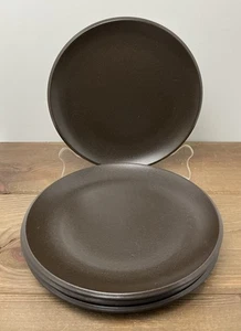 (4) Calvin Klein Khaki Collection CARGO RAISIN 9” Salad / Dessert Plates NOS - Picture 1 of 24