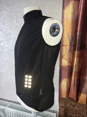 WOSAWE Mens Cycling Vest Reflective Biking Bicycle Gilet Back Mesh Breathable L - Image 1 of 4