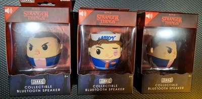 3 X Stranger Things Bitty Boomers Collectable Bluetooth Portable Speaker - Image 1 of 4