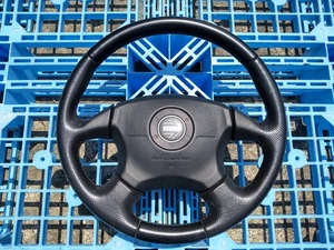 Subaru Impreza WRX STI GC8 Genuine MOMO Leather Steering Wheel MOMO JDM - Picture 1 of 6