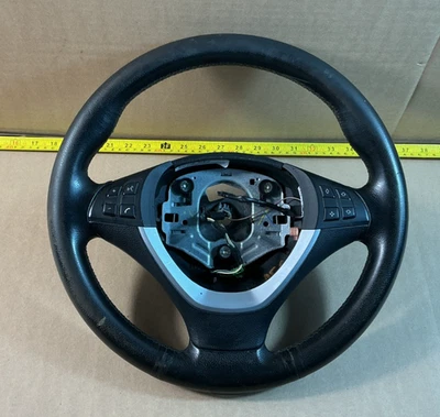 2007 - 2013 BMW X5 E70 Leather Steering Wheel  3385E701 OEM - Image 1 of 4