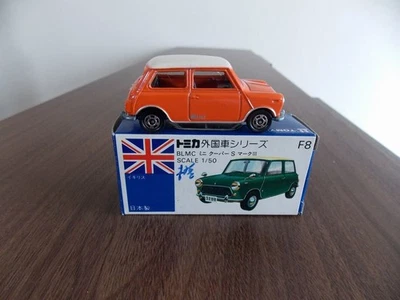 Tomica Blue Box F8 BLMC Mini Cooper S Mark III Orange Model 1/50 Made in Japan - Image 1 of 4