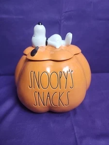 Peanuts HALLOWEEN Snoopy’s Snacks Calabaza Perro Golosina Galleta Caramelo Tarro - Imagen 1 de 11