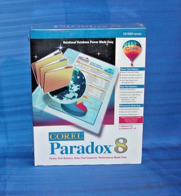 Corel Paradox  8 Professional New in Box Paradox - Image 1 of 4