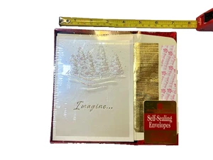 Old Stock New In Box American Greetings Christmas Cards Peace on Earth - Picture 1 of 2