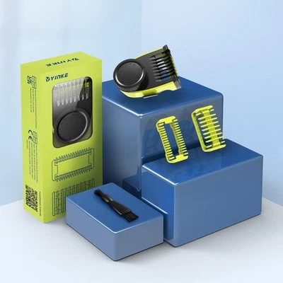 MARKENLOS 2 St. 14-in-1 Trimmaufsatz Set Schutzkämme Ersatzaufsätze für Philips One Blade