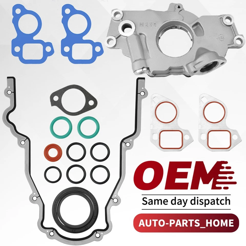 Bomba de aceite de volumen M295 con kit de juntas para GM Chevrolet LS1 LS2 4,8 L 5,3 L 5,7 L 6,0 L Foto 1 de 4