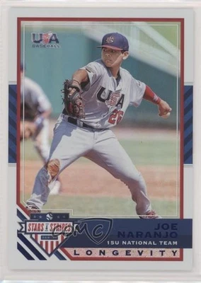 2017 Panini USA Baseball Stars & Stripes Longevity Sapphire /49 Joe Naranjo #62 - Image 1 of 2