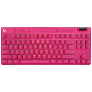 Logitech G PRO X TKL LIGHTSPEED Wireless Keyboard Magenta - Picture 1 of 8