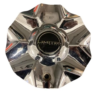 LIMITED Wheels Chrome Center Caps # W-201 Custom Wheel USED Center Cap (1) - Image 1 of 4