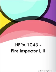 NFPA 1043 Inspector de Incendios I, II - Imagen 1 de 1