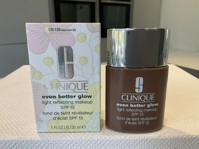 💕 Clinique Even Better Glow Foundation - CN 126 Espresso - 30ml - New & Boxed💕 - Image 1 of 4