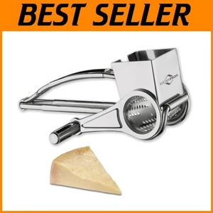 Chef-Inspired Stainless Steel Cheese Grater - Easy Cleanup - Picture 1 of 7