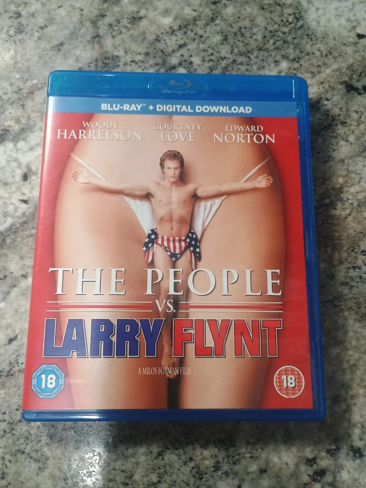 The People vs Larry Flynt Blu-ray Biographical Drama Woody Harrelson - Image 1 of 3