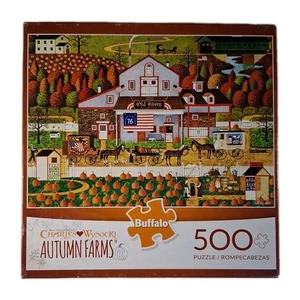 Buffalo Wysocki Herbstfarmen 500-teiliges Puzzle 100 % vollständig - Bild 1 von 4