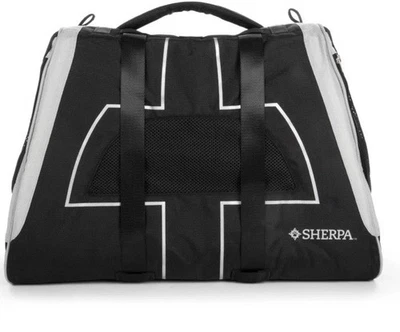 Sherpa Forma Frame Aprobado por Aerolínea, A Prueba de Choques Transportador de Mascotas, Negro, Mediano Foto 1 de 4