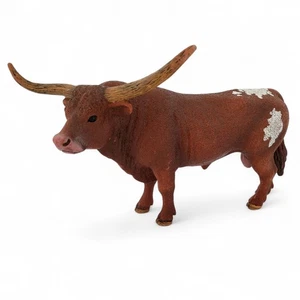 Schleich Kuh Texas Longhorn Bulle Kuh 2017 D73527 braun Figur Bauernhof Rinder - Bild 1 von 11