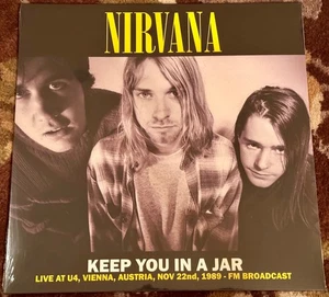 NIRVANA “KEEP YOU IN A JAR” NEW/SEALED ULTRA RARE LIVE VINYL RECORD - Picture 1 of 2