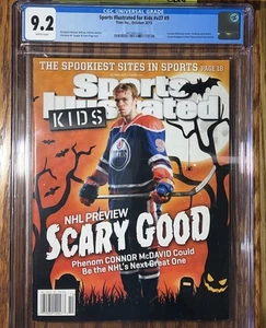 2015 Newsstand Sports Illustrated For Kids Connor McDavid 1st Cover RC CGC 9.2 - Picture 1 of 1
