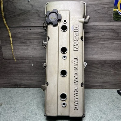Nissan 240sx S13 1991-1994 OEM KA24DE cubierta de válvula de motor doble cámara DOHC Foto 1 de 4