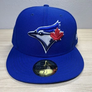 Gorra ajustada Toronto Blue Jays auténtica New Era 59FIFTY 7 3/8 azul 5950 2017 - Imagen 1 de 7