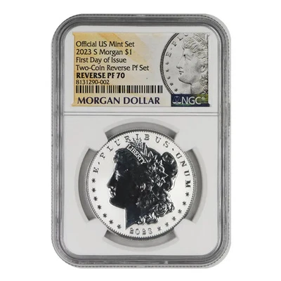 2023-S Morgan Dollar NGC MS-70 S First Day of Issue - Image 1 of 2