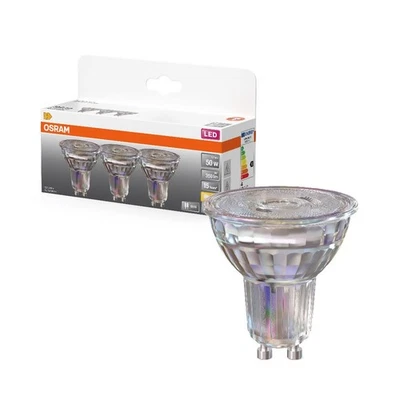 3-er Sparpack OSRAM GU10 LED Strahler PAR16 36° Abstrahlwinkel 3,7W wie 50W warm - Bild 1 von 4