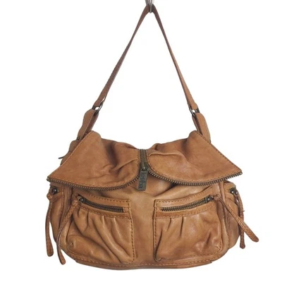 Y2K Kooba Butterscotch Leather Hobo Handbag Purse Shoulder Bag - Image 1 of 4