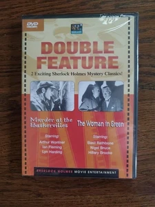 MURDER AT THE BASKERVILLES / THE WOMAN IN GREEN DVD 2 Sherlock Holmes Films - Foto 1 di 2