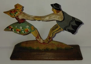 Alte Figur Holzfigur Holz Jan Gasienica-Szostak Zakopane Polen Schnitzerei - Bild 1 von 8