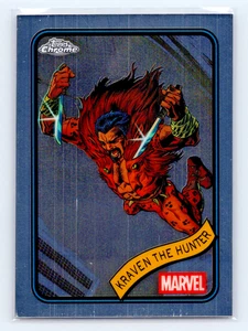 Tarjeta coleccionable Kraven The Hunter 2025 Marvel Topps cromada #18 MCU - Imagen 1 de 2