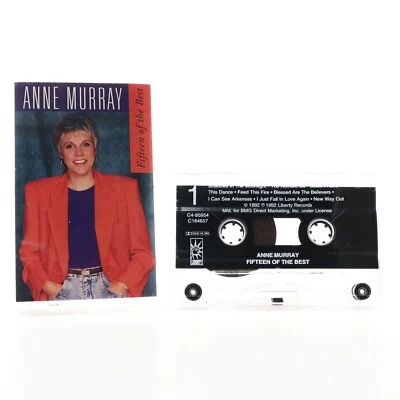 Anne Murray - Fifteen of the Best (кассетная лента, 1992, Liberty) C 164657 отличное состояние - Изображение 1 из 4