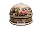 Vintage Wedgwood China Domed Paperweight Desk Tidy Stunning Floral Design