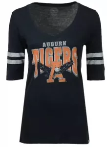 ‘47 Brand Women’s Auburn Tigers Football Flanker Stripe Jersey Shirt Medium M - Picture 1 of 8