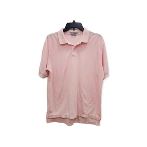 Levi's Men's Vintage 1970s Soft Pink Big E Single Stitch Pique Polo Size L - Picture 1 of 5