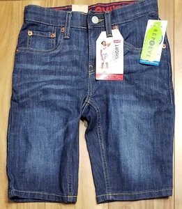 Levi's 511 Big Boys Slim Fit Performance Shorts Denim Blue Size 10 NWT - Picture 1 of 6