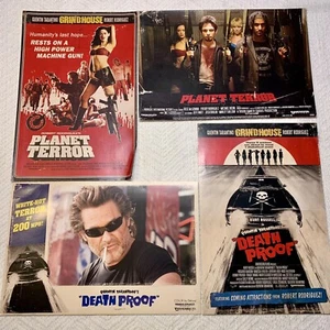RARE - 4 Limited Edition Grindhouse Movie Card Posters Planet Terror Death Proof - Picture 1 of 7