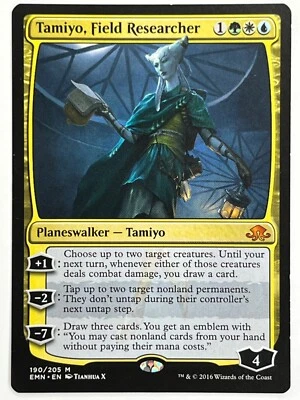 MTG 1X Tamiyo, Field Researcher X1 Eldritch Moon Magic - LP - Image 1 of 2