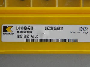 Placa fresadora Kennametal LNCX 1806 AZ R11 KC935M Nueva - Imagen 1 de 4